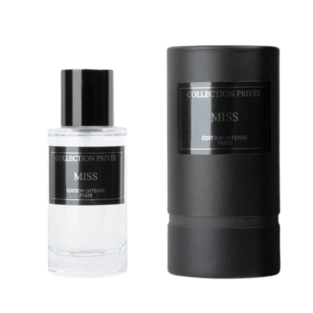 Collection Privée Miss 50ml Edition Intense Paris Eau de Parfum bottle and packaging.