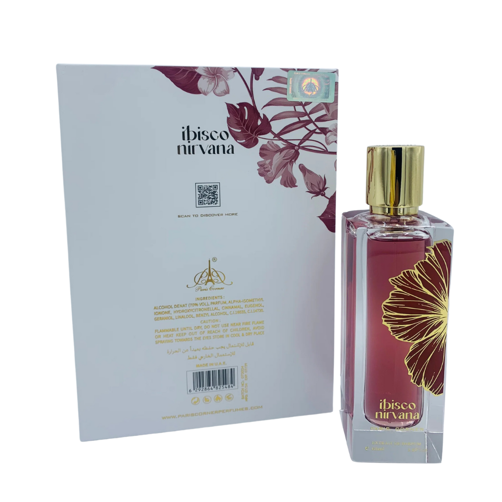 Ibisco Nirvana Paris Corner - 65ml Extrait de Parfum - flacon de parfum