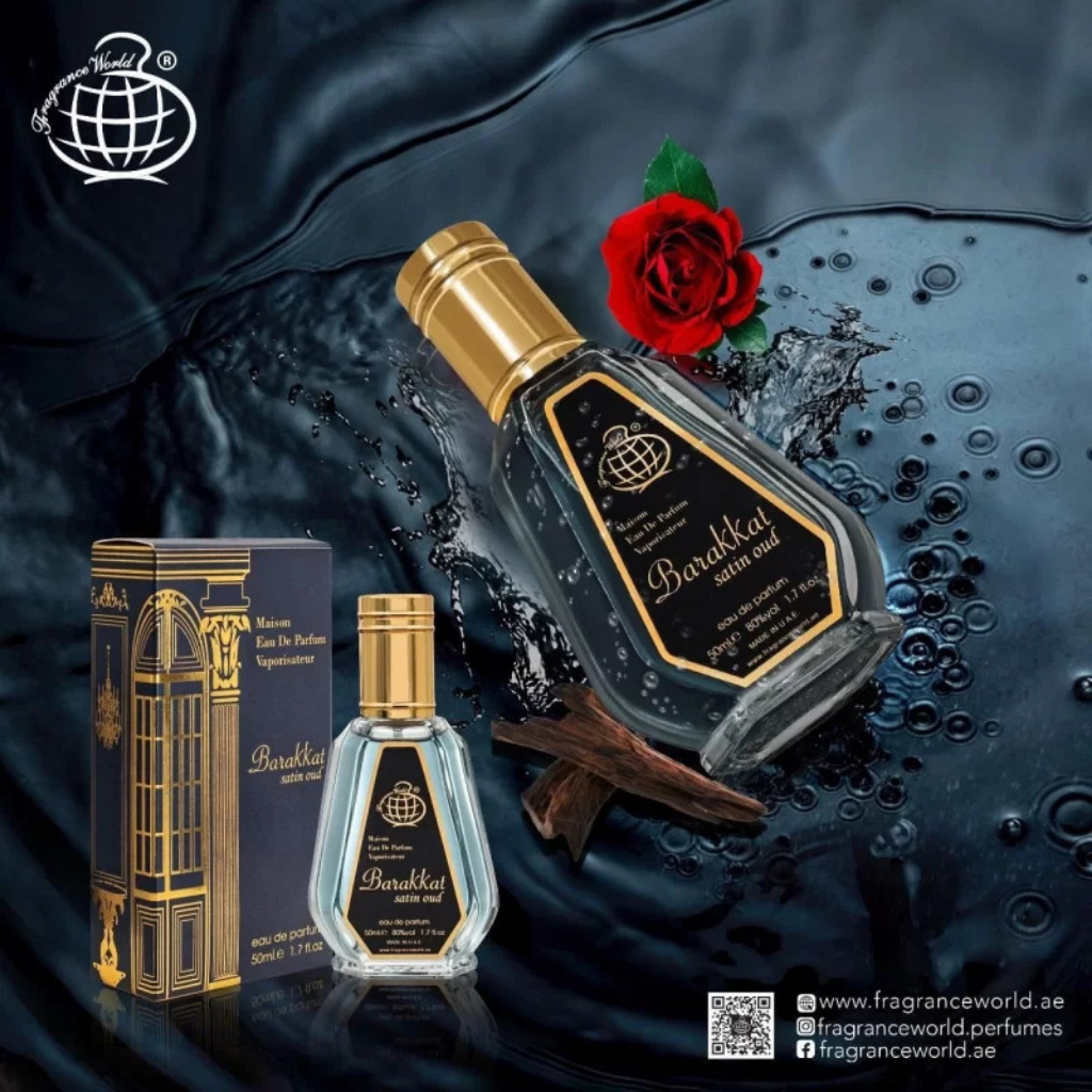 Barakkat Satin Oud 50ml - Parfum de Poche