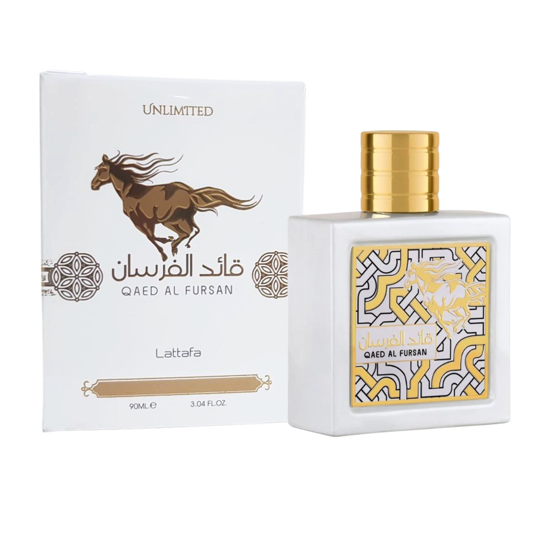 Qaed Al Fursan White Lattafa 90ml Eau de Parfum