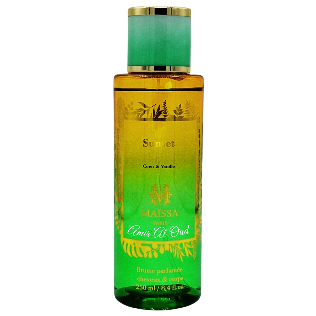 Brume Maissa Sunset Coco Vanille - Brume Parfumée 250ml - flacon de parfum