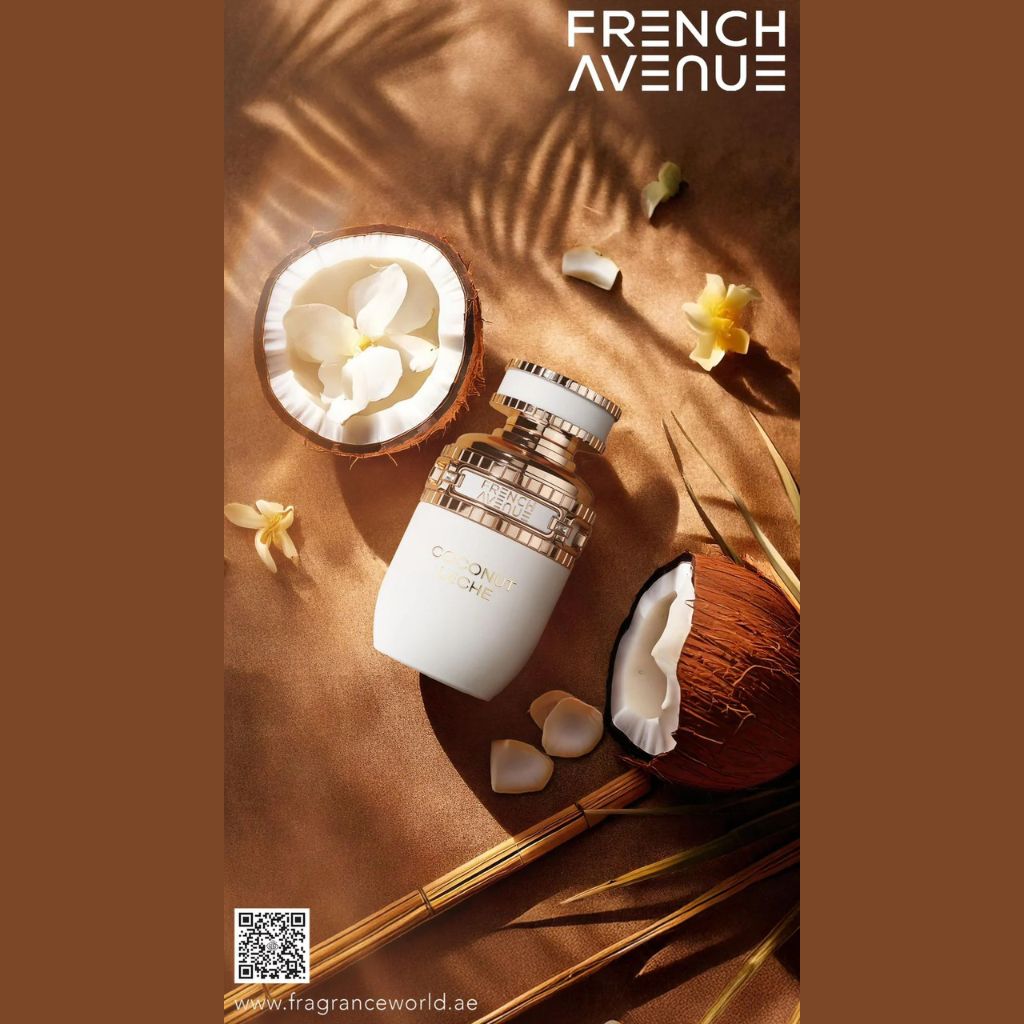 French Avenue Coconut Leche Fragrance World - 80ml Eau de Parfum