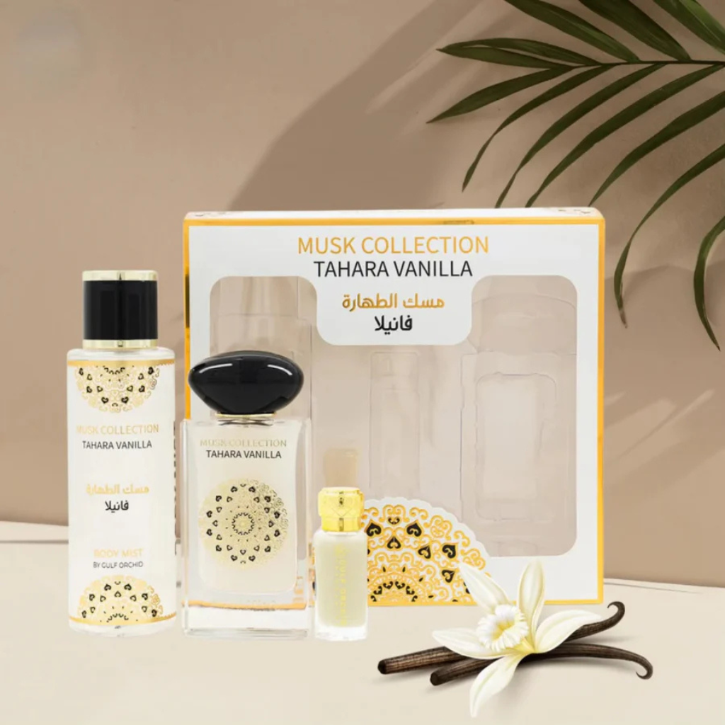 Coffret Musc Collection Tahara Vanille - Gulf Orchid - flacon de parfum