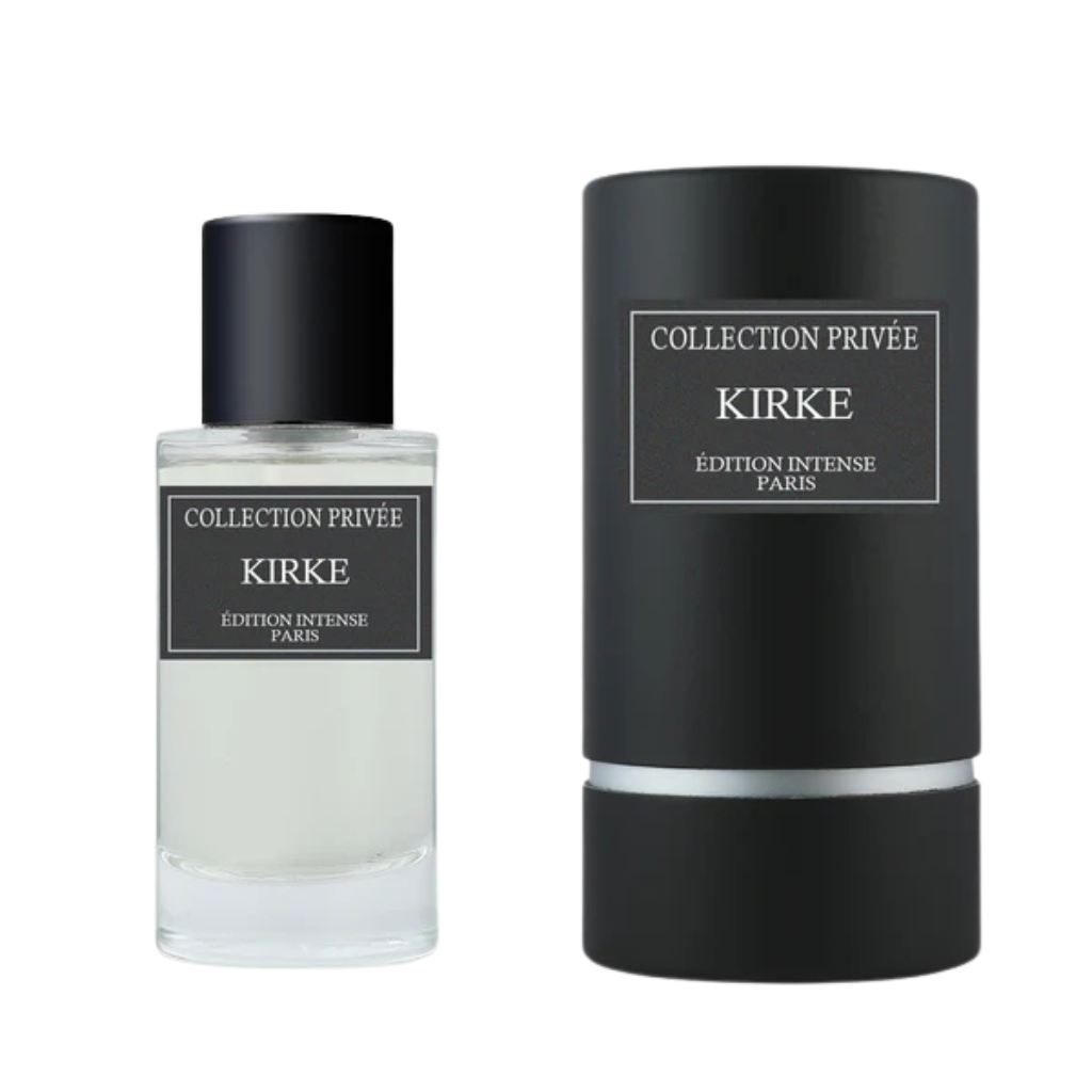 Collection Privée Kirke 50ml Edition Intense Paris Eau de Parfum bottle and packaging.