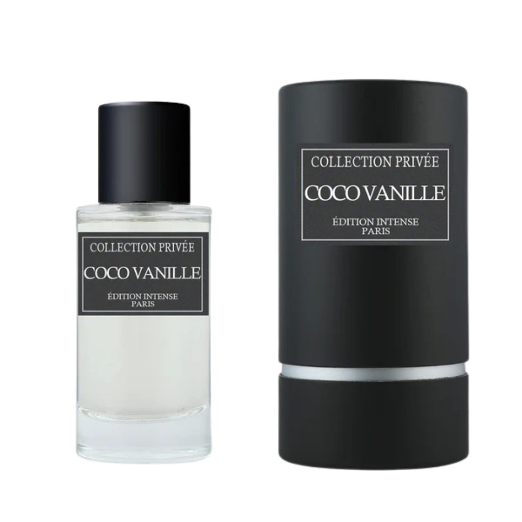 Collection Privée Coco Vanille 50ml Edition Intense Paris Eau de Parfum bottle and packaging.