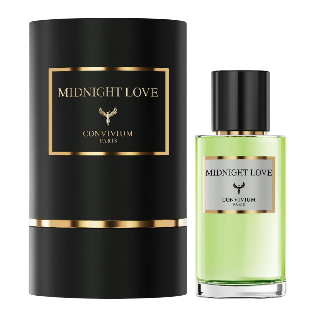 Convivium Paris Midnight Love Eau de Parfum 50ml bottle and packaging.