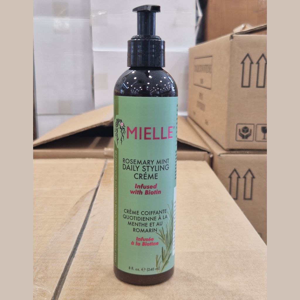 Crème Coiffante Quotidienne Menthe & Romarin – 240ml Mielle