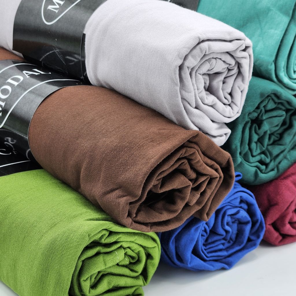 Écharpe Hijab Modal Beige Premium