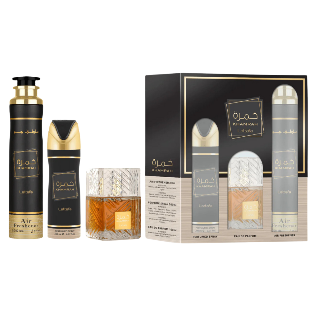 Coffret Khamrah Lattafa - flacon de parfum