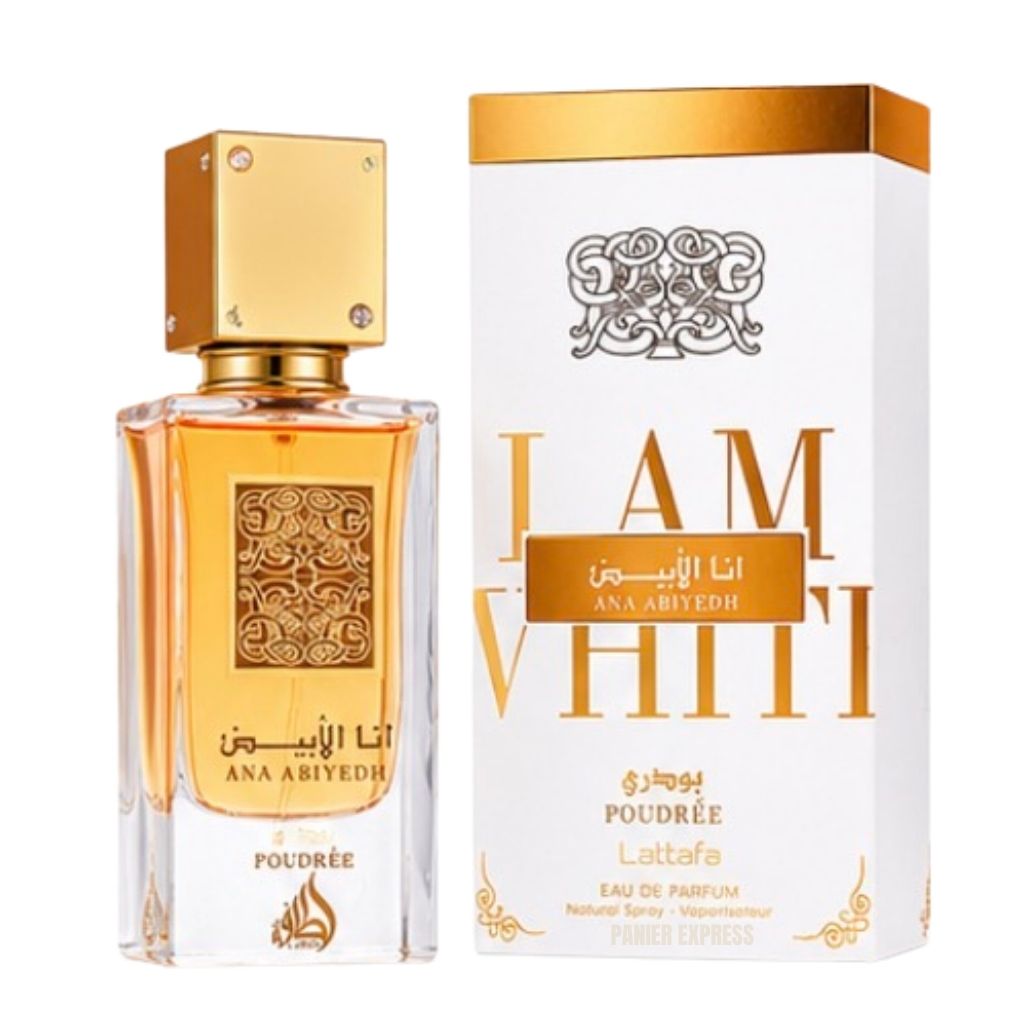 Ana Abiyedh Poudrée - Lattafa 100ml Eau de Parfum