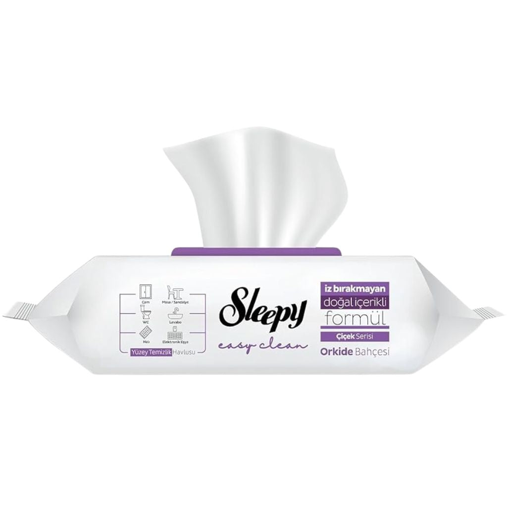 Lingettes Orchidée Sleepy Easy Clean Surfaces – 100 Pièces