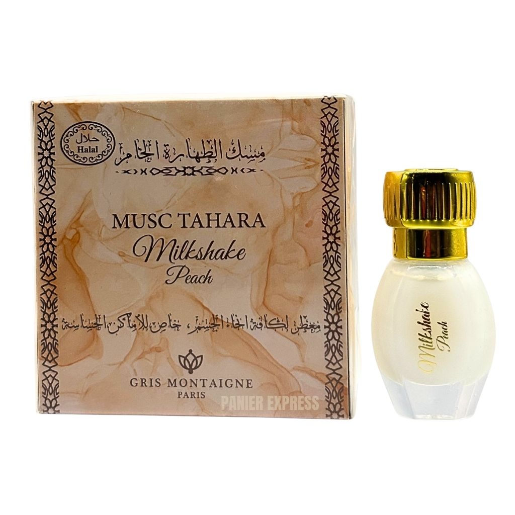 Musc Tahara Milkshake Peach - Gris Montaigne 12ml et Musc Tahara