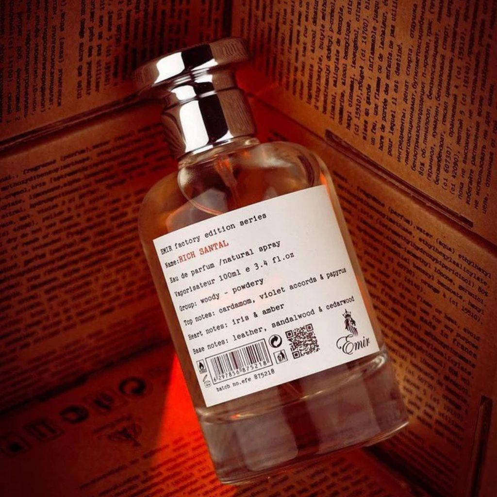 Emir Rich Santal Factory Edition 100ml Eau de Parfum | Tropiway