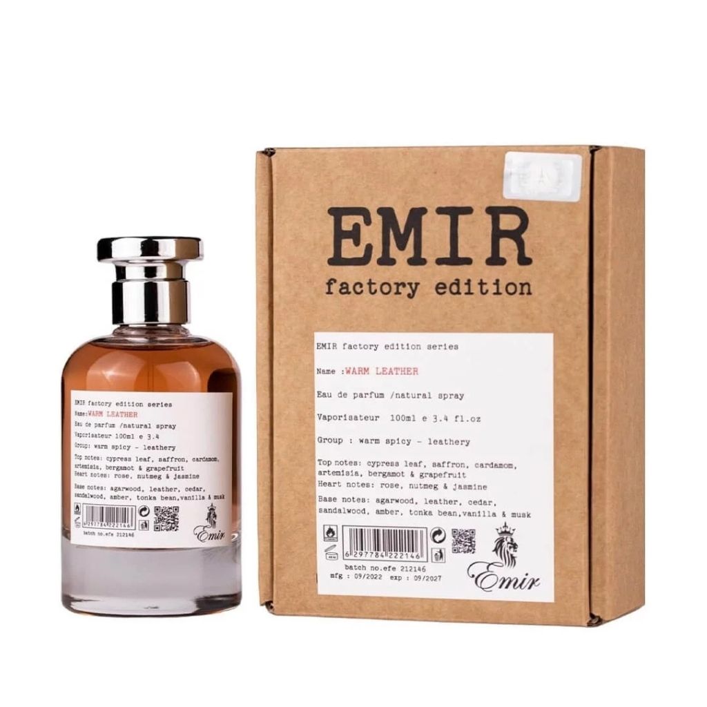 Emir Warm Leather Factory Edition 100ml Eau de Parfum | Tropiway