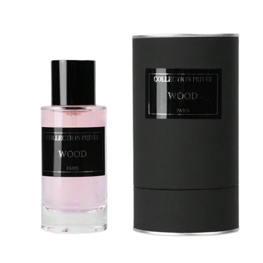 Collection Privée Wood 50ml Eau de Parfum bottle and packaging.