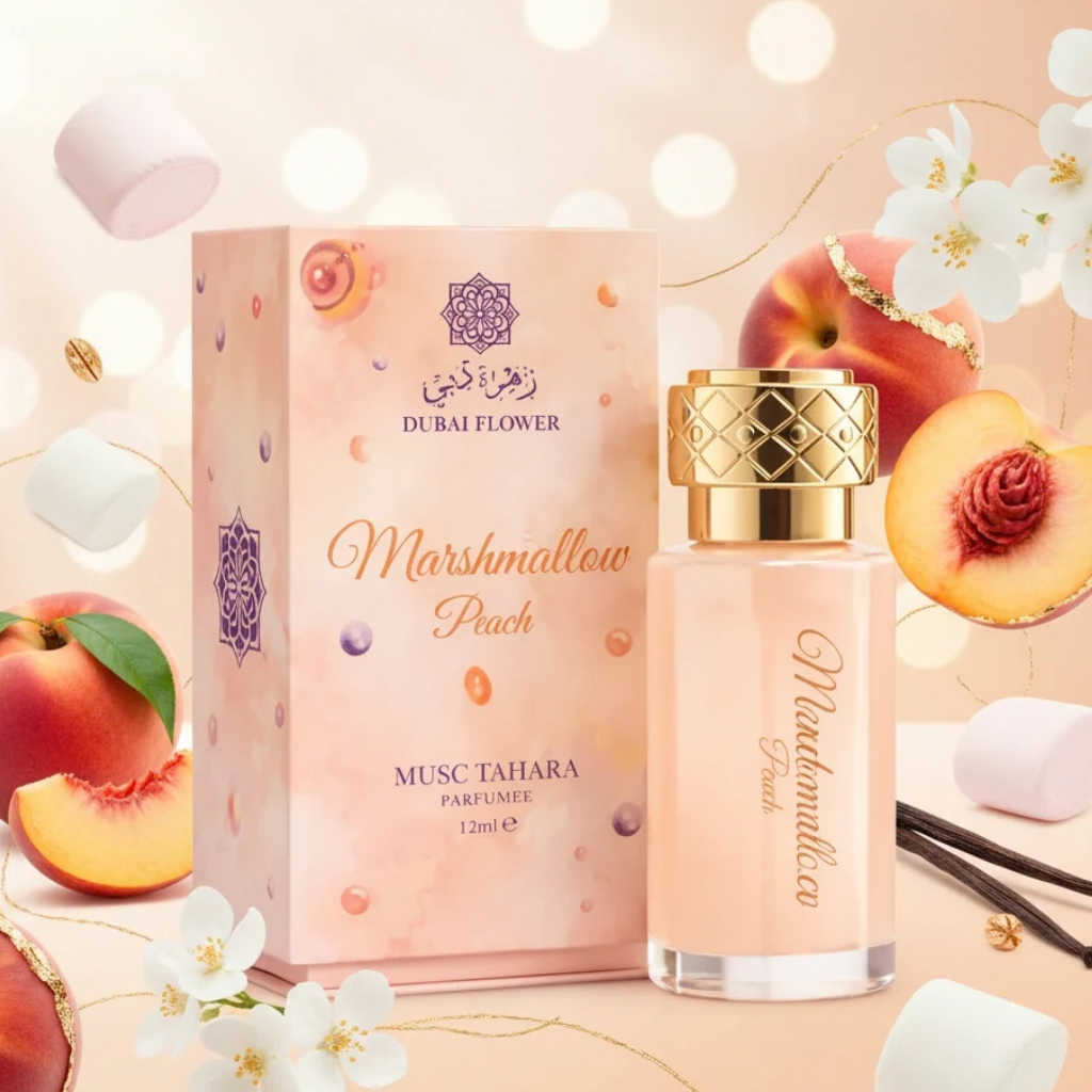 Musc Tahara Marshmallow Peach – Dubai Flower 12ml