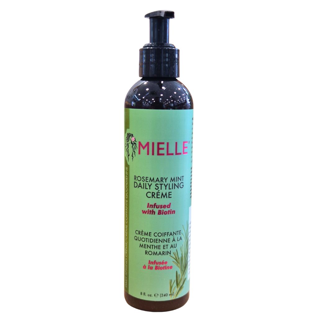 Crème Coiffante Quotidienne Menthe & Romarin – 240ml Mielle