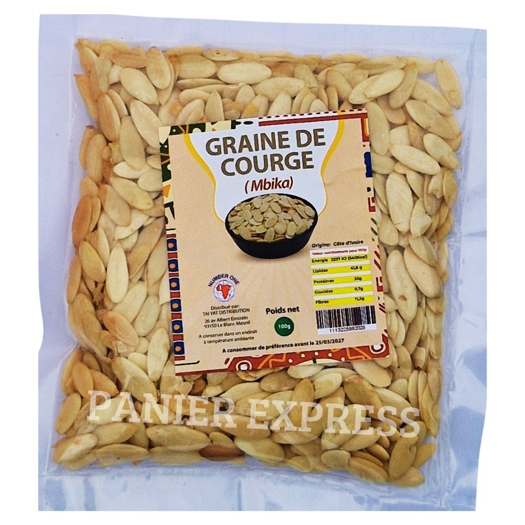 Graine de Courge Mbika – Pistache Africaine 100g Number One