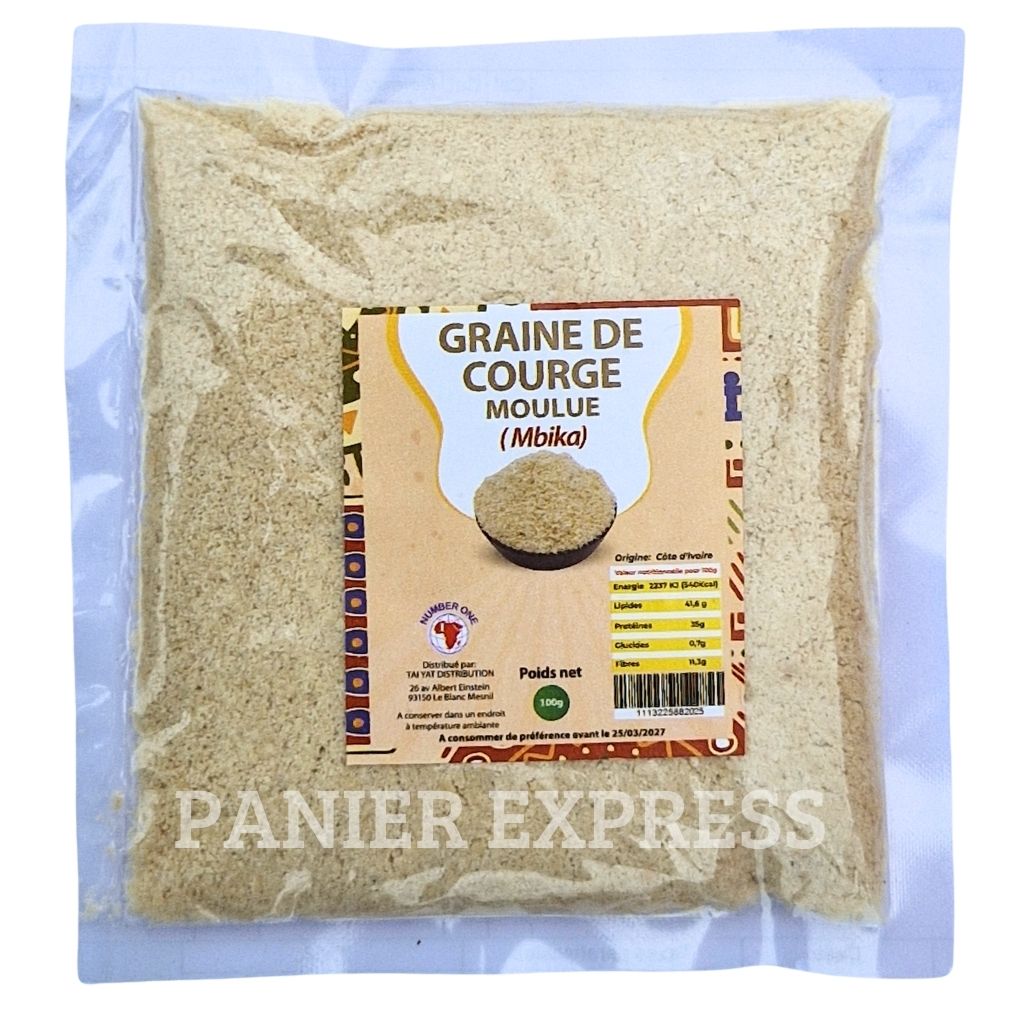 Graine de Courge Moulue Mbika – Pistache Africaine 100g Number One