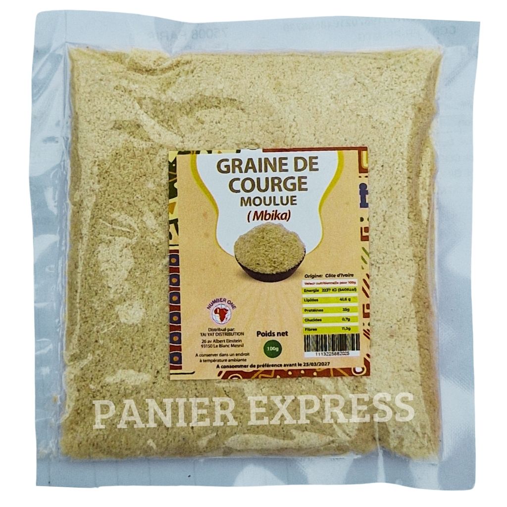Graine de Courge Moulue Mbika – Pistache Africaine 100g Number One