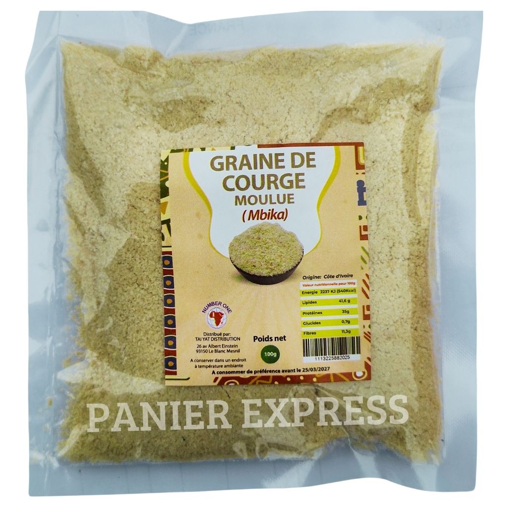 Graine de Courge Moulue Mbika – Pistache Africaine 100g Number One