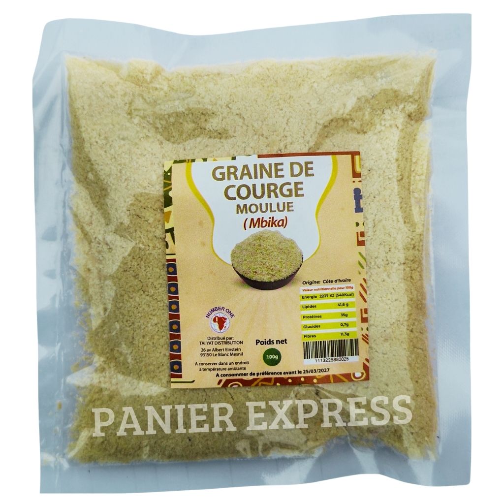Graine de Courge Moulue Mbika – Pistache Africaine 100g Number One