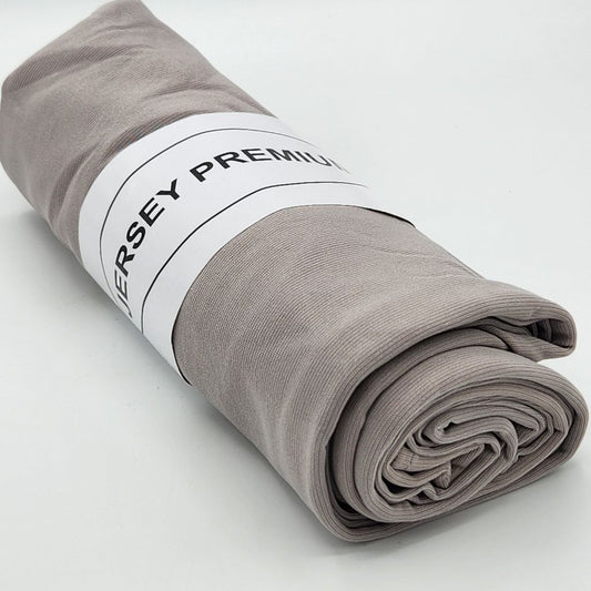 Écharpe Hijab Jersey Gris Clair Premium