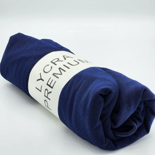 Écharpe Hijab Jersey Premium Bleu Liseré