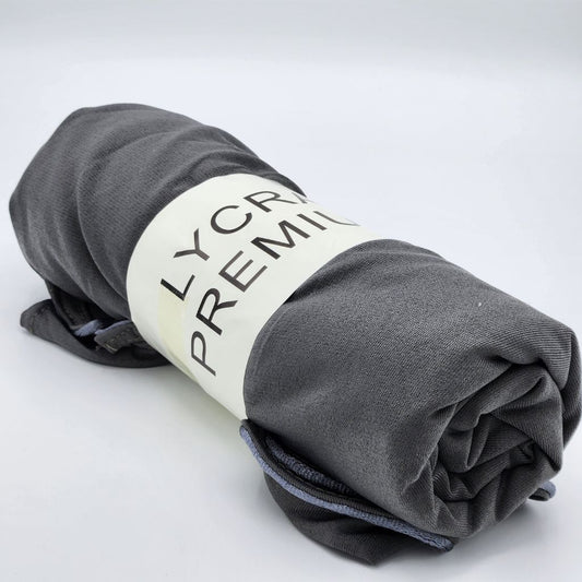 Écharpe Hijab Jersey Premium Gris Liseré