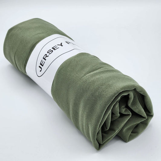 Écharpe Hijab Jersey Vert Olive Premium