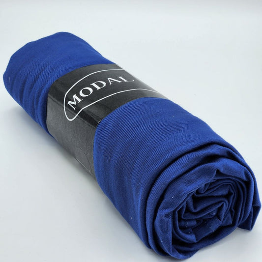 Écharpe Hijab Modal Bleu Électrique Premium