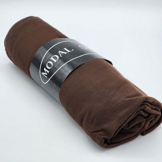 Écharpe Hijab Modal Marron Premium