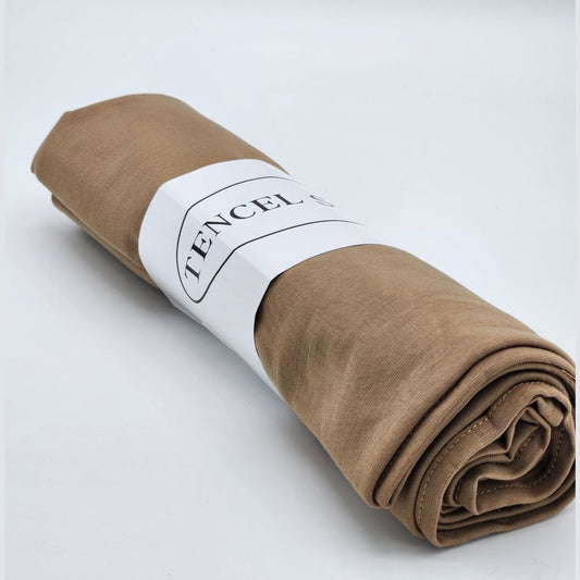 Écharpe Hijab Tencel Beige Premium 