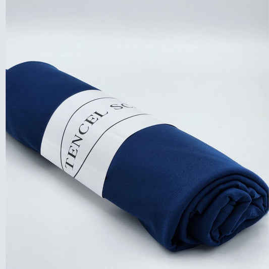 Hijab Tencel Bleu Canard Premium