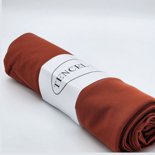 Hijab Tencel Orange Terracotta Premium