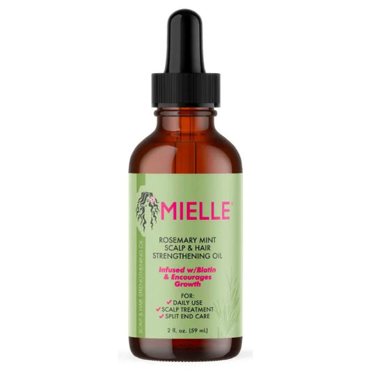 Huile Fortifiante Mielle Menthe & Romarin – Cheveux & Cuir Chevelu 59ml