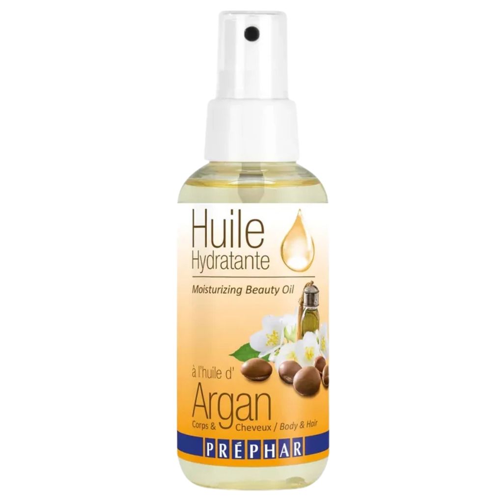 Huile Hydratante Argan Corps et Cheveux Préphar 100 ml