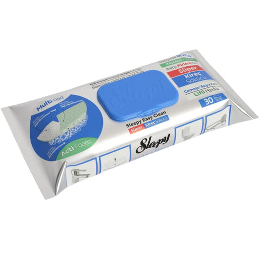 Lingettes Sleepy Super Anti-Calcaire Fibreuses – 30 pcs