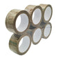 Lot de 6 rubans adhésifs marron – Rouleaux d’emballage 66 mètres