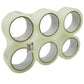 Lot de 6 rubans adhésifs transparents – Rouleaux d’emballage 66 mètres