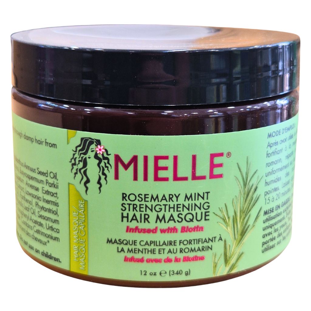 Masque Cheveux Fortifiant Menthe & Romarin – 340g Mielle