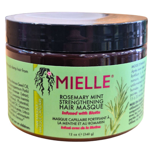 Masque Cheveux Fortifiant Menthe & Romarin – 340g Mielle