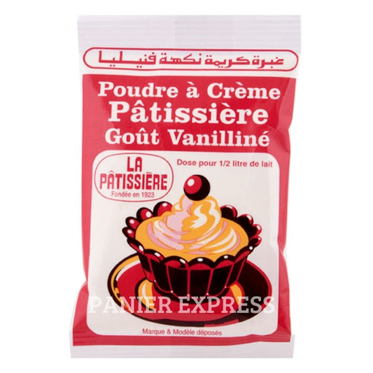 Poudre à Crème Pâtissière Goût Vanille - 40g La Pâtissière
