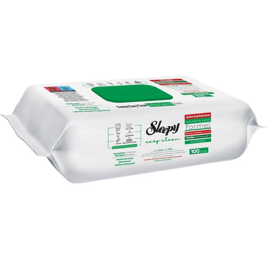 Lingettes nettoyantes Sleepy Easy Clean – Parfum Savon Blanc – Paquet de 100 lingettes