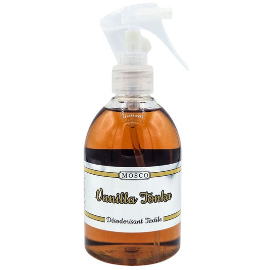 Désodorisant textile Vanilla Tonka 250ml –  Spray textile Mosco Paris